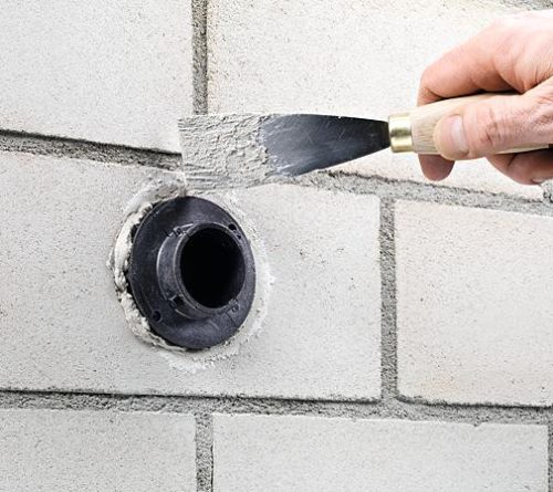 Kaiser 9459-03 DS 90 / 74 mm tűzvédelmi védőcső- és kábelköteg átvezető válaszfalakhoz