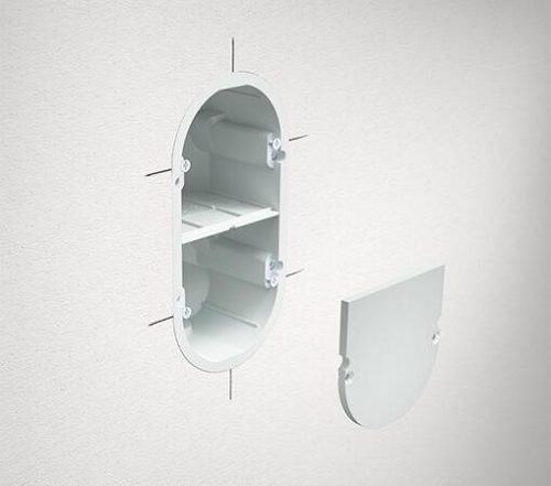 Kaiser 9462-94 HWD 90 ELEKTRONIK dupla tűzvédelmi gipszkarton szerelvénydoboz csavarral