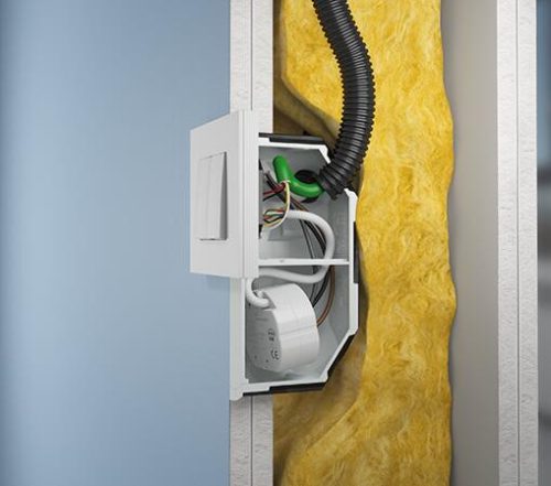 Kaiser 9462-94 HWD 90 ELEKTRONIK dupla tűzvédelmi gipszkarton szerelvénydoboz csavarral