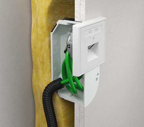 Kaiser 9462-94 HWD 90 ELEKTRONIK dupla tűzvédelmi gipszkarton szerelvénydoboz csavarral