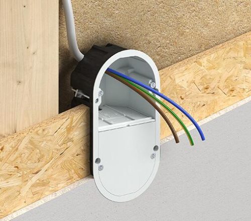 Kaiser 9462-94 HWD 90 ELEKTRONIK dupla tűzvédelmi gipszkarton szerelvénydoboz csavarral