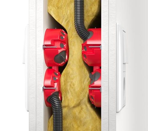 Kaiser 9463-03 HWD 68+ 1-es kerek tűzvédelmi gipszkarton szerelvénydoboz csavarral