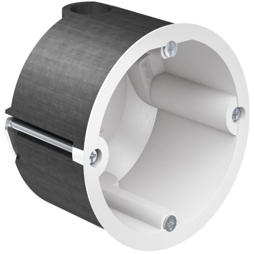 Kaiser 9464-01 HWD 90 mélyített 1-es kerek tűzvédelmi gipszkarton szerelvénydoboz csavarral