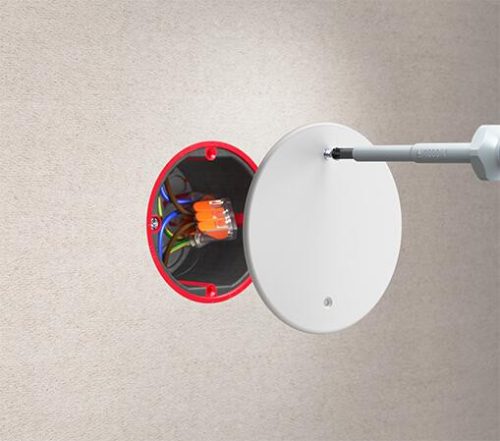 Kaiser 9464-03 HWD 68+ 1-es kerek tűzvédelmi gipszkarton szerelvénydoboz csavarral