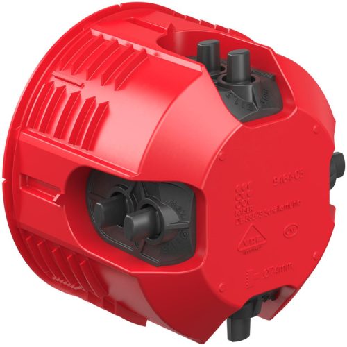 Kaiser 9464-05 PROTECT® 1-es kerek tűzvédelmi szerelvénydoboz csavarral tömörfába rögzítő lamellákkal