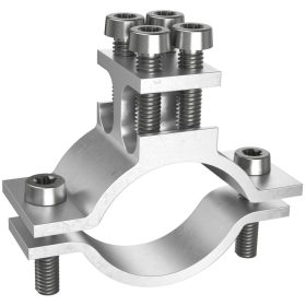   Kaiser 9610.02 dupla földelő EPH csőbilincs 1 - 1¼" ónozott sárgaréz 33,5 - 41,9 mm 