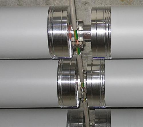 Kaiser 9610 földelő EPH csőbilincs 1 - 1¼" ónozott sárgaréz 33,5 - 41,9 mm 