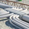 Kaiser 9914.10 1-es 326×104×118 mm nagyméretű sorolható központi leágazó födémsáv / kötődoboz beton falazatba és mennyezetbe