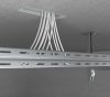 Kaiser 9914.10 1-es 326×104×118 mm nagyméretű sorolható központi leágazó födémsáv / kötődoboz beton falazatba és mennyezetbe