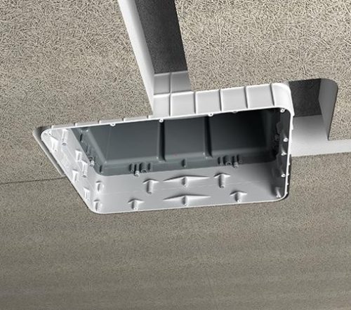 Kaiser 9917 extra nagyméretű 400×300×120 mm kábelrendező doboz / elágazó és kötődoboz beton falazatba és mennyezetbe