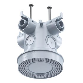   Kaiser 9959 eszköz- és készülékrögzítő doboz Ø 85 mm-es univerzális szerelő előlappal beton mennyezetbe, rögzítő szegekkel