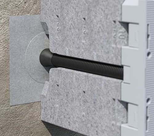 Kaiser 9966.22 univerzális készüléktartó szerelőlap 240 - 310 mm közötti hőszigetelés-vastagsághoz állítható