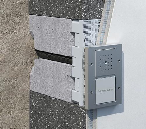 Kaiser 9966.31 univerzális szerelvénytartó 160 - 240 mm közötti hőszigetelés-vastagsághoz állítható