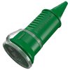 MENNEKES 10846 háztartási (Schuko) lengő dugalj 16A 2P+E 230V zöld IP44