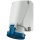 MENNEKES 1137A ipari fali aljzat 63A 3p (2p+E) 230V kék IP44