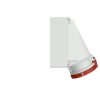 MENNEKES 1145A ipari fali aljzat 63A 5p (3p+N+E) 400V piros IP44