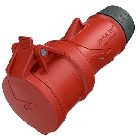 MENNEKES 14516 ipari lengő dugalj 32A 4p (3p+E) 400V piros IP54