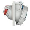MENNEKES 1701 beépíthető ipari aljzat 16A 3p (2p+E) 230V kék IP67 - ferde