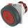 MENNEKES 216A beépíthető ipari aljzat 125A 5p (3p+N+E) 400V piros IP67 - ferde