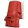 MENNEKES 27002 ipari fali aljzat 16A 4p (3p+E) 400V piros IP44