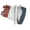 MENNEKES 3575 beépíthető ipari aljzat 125A 3p (2p+E) 230V kék IP67 - ferde