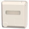 MENNEKES 4145 beépíthető ipari design dugalj 16A 5p (3p+N+E) 400V IP44 - feliratozható mezővel