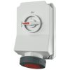 MENNEKES 5110A DUO ipari kapcsolós fali aljzat 63A 4p (3p+E) 400V piros IP67