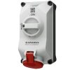 MENNEKES 5611506G DUOi ipari kapcsolós fali aljzat 16A 5p (3p+N+E) 400V piros IP44