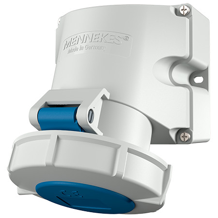 MENNEKES 9351 ipari fali aljzat 32A 3p (2p+E) 230V kék IP67