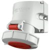 MENNEKES 9372 ipari fali aljzat 32A 4p (3p+E) 400V piros IP67