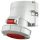 MENNEKES 9372 ipari fali aljzat 32A 4p (3p+E) 400V piros IP67