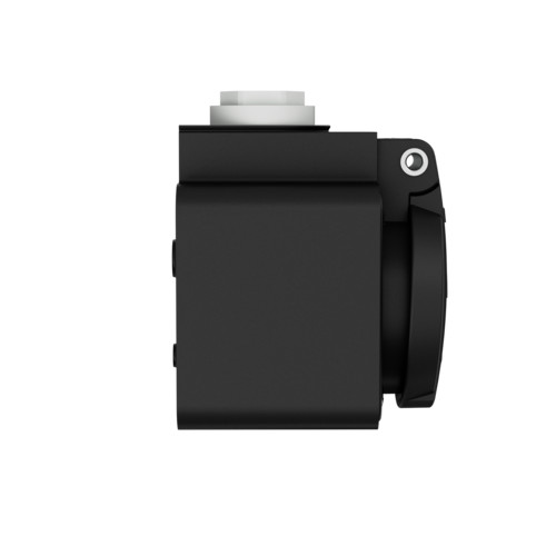 MENNEKES 10120 csapfedeles háztartási (Schuko) fali dugalj 16A 2P+E 230V fekete IP44 - csavaros