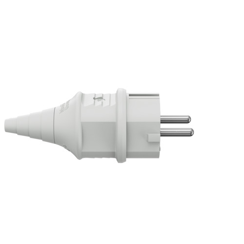 MENNEKES 10749 háztartási (Schuko) lengő dugvilla 16A 2P+E 230V világosszürke IP44