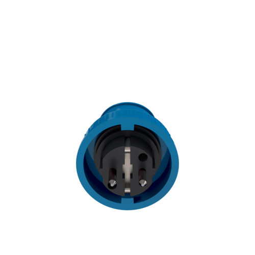 MENNEKES 10818 háztartási (Schuko) lengő dugvilla 16A 2P+E 230V kék IP68 - ferde