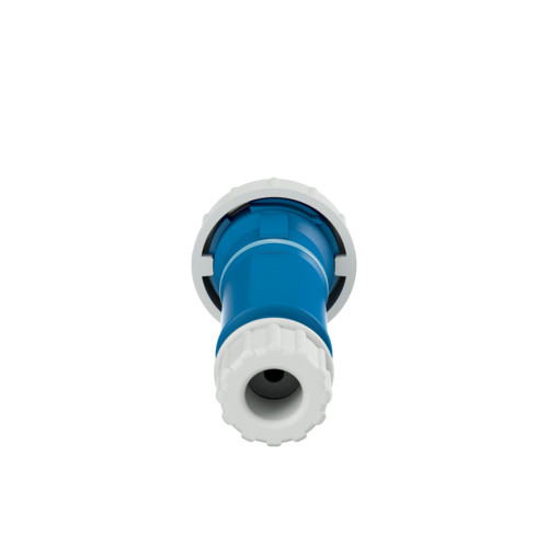 MENNEKES 10833 háztartási (Schuko) lengő dugalj 16A 2P+E 230V kék / szürke IP68 védőkupakkal