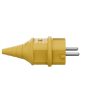 MENNEKES 10840 háztartási (Schuko) lengő dugvilla 16A 2P+E 230V sárga IP44