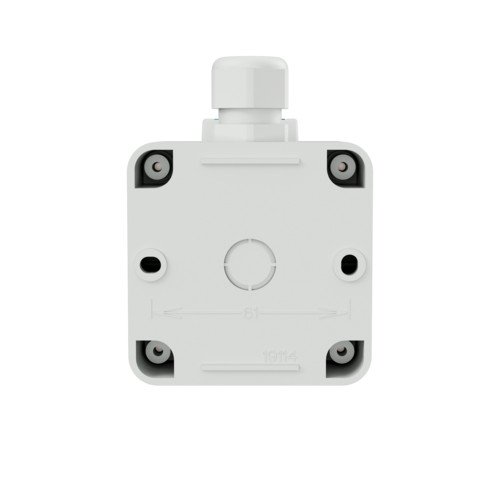 MENNEKES 10863 csapfedeles háztartási (Schuko) fali dugalj 16A 2P+E 230V kék IP68