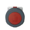 MENNEKES 1124A beépíthető ipari aljzat 63A 4p (3p+E) 230V piros IP67 - egyenes