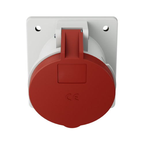 MENNEKES 1151A beépíthető ipari aljzat 63A 4p (3p+E) 230V kék IP44 - ferde