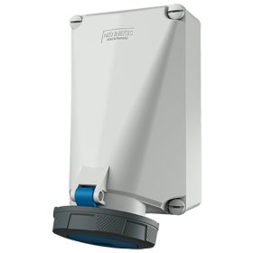 MENNEKES 138 ipari fali aljzat 63A 4p (3p+E) 230V kék IP67