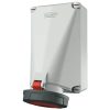 MENNEKES 139 ipari fali aljzat 125A 4p (3p+E) 400V piros IP67