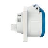 MENNEKES 1395 beépíthető ipari aljzat 32A 3p (2p+E) 230V kék IP44 - egyenes
