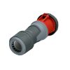 MENNEKES 14219 ipari lengő dugalj 125A 4p (3p+E) 400V piros IP67