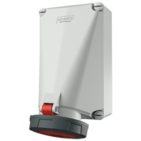   MENNEKES 143 ipari fali aljzat 125A 5p (3p+N+E) 400V piros IP67