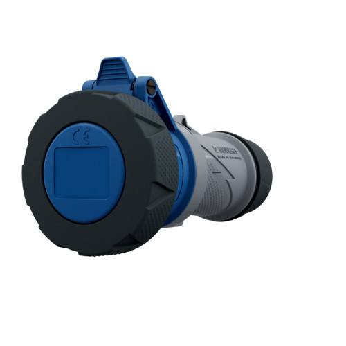 MENNEKES 14620 ipari lengő dugalj 16A 3p (2p+E) 230V kék IP67/IP69 - 2025.01.31-től elérhető