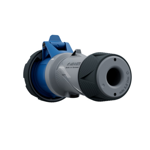 MENNEKES 14620 ipari lengő dugalj 16A 3p (2p+E) 230V kék IP67/IP69 - 2025.01.31-től elérhető