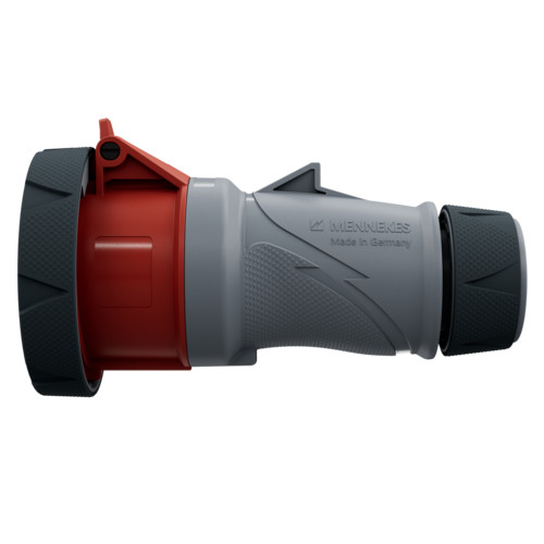 MENNEKES 14629 ipari lengő dugalj 32A 5p (3p+N+E) 400V piros IP67/IP69 - 2025.01.31-től elérhető