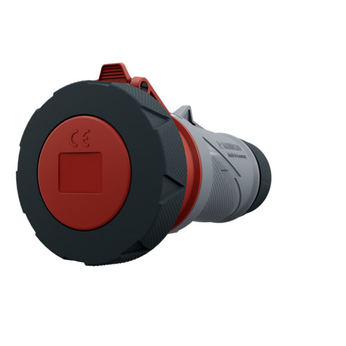 MENNEKES 14629 ipari lengő dugalj 32A 5p (3p+N+E) 400V piros IP67/IP69 - 2025.01.31-től elérhető
