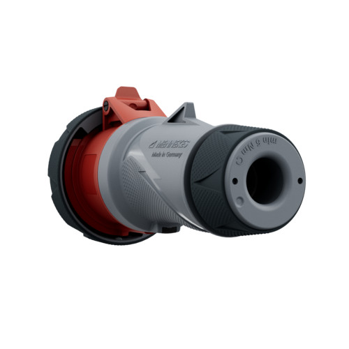 MENNEKES 14629 ipari lengő dugalj 32A 5p (3p+N+E) 400V piros IP67/IP69 - 2025.01.31-től elérhető