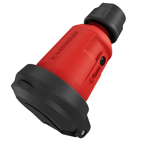 MENNEKES 158061 háztartási (Schuko) lengő dugalj 16A 2P+E 230V piros IP54